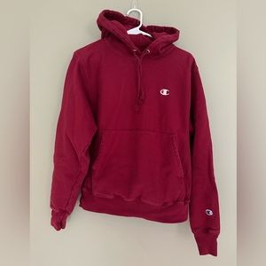 Champion Men’s Reverse Weave Red Hoodie